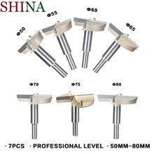 7PCS 50mm-80mm Forstner Tips Woodworking Tools Hole Saw Cutter Hinge Boring Drill Bits Set Round Shank Tungsten Carbide Cutter 7PCS 50mm-80mm Forstner Tips Woodworking Tools Hole Saw Cutter Hinge Boring Drill Bits Set Round Shank Tungsten Carbide Cutter