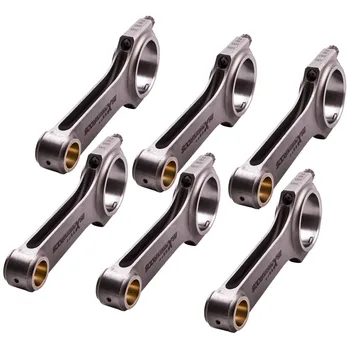 

Racing Connecting Rods for BMW E34 M5 S38B38 S38 3.8L Conrods Con Rod 142.5mm 4340 Floating Crankshaft Balanced TUV Certified