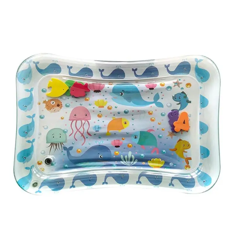 

70CM Baby Kid Water Play Mat Inflatable Thicken PVC Infants Gym Playmat