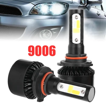 

New Pair 9006 250W 25000LM COB LED Car Headlight Bulb Kit White 6000K/yellow 3000K/Blue 2000K