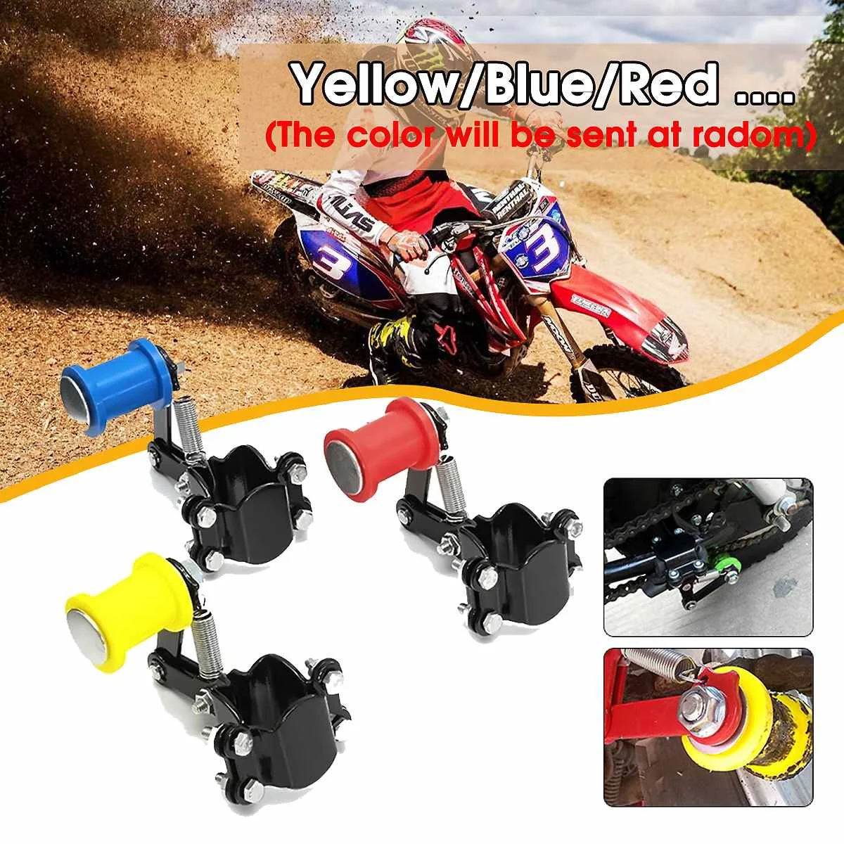 

Motorcycle ATV Modified Roller Tool Wheel Spring Chain Tensioner Adjuster For Harley/Honda/Suzuki/Chopper