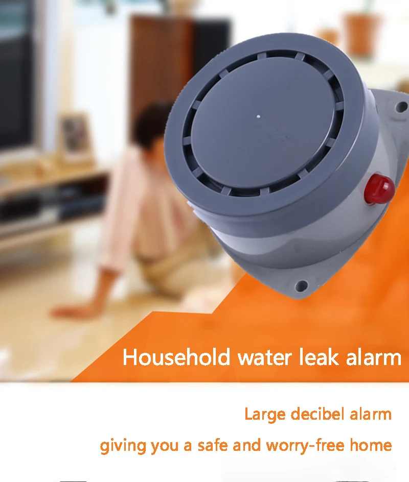 

New Waterproof water immersion detector water leakage overflow sound and light alarm Leakage Alarm Detector Sensor & Detector