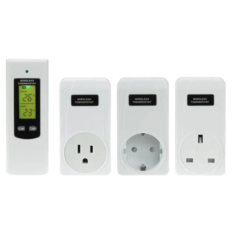 Remote Control Wireless RF Plug In Thermostat Hydroponic KIT Greenhouse 3KW Remote Control Wireless RF Plug In Thermostat Hydroponic KIT Greenhouse 3KW
