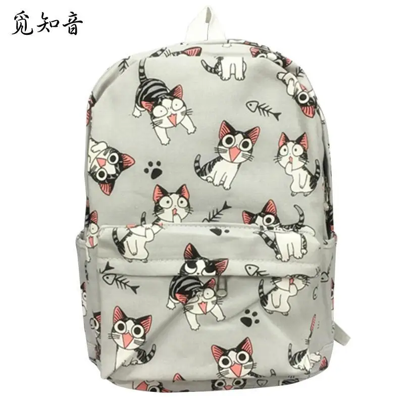 Chi's Cat Рюкзак Школьные сумки милый домашний аниме косплей рюкзак с изображением