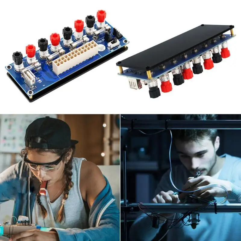 20-24 دبابيس ATX الفوق PC الطاقة اندلاع محول الفوق امدادات الطاقة مع 4 قنوات من الجهد