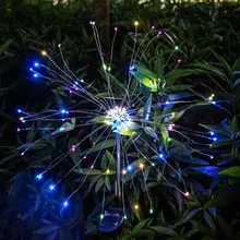 Складной светильник-фейерверк DIY в форме букета, 105 светодиодный декоративный Сказочный светильник s для гирлянды, патио, свадьбы, вечеринки, Рождества