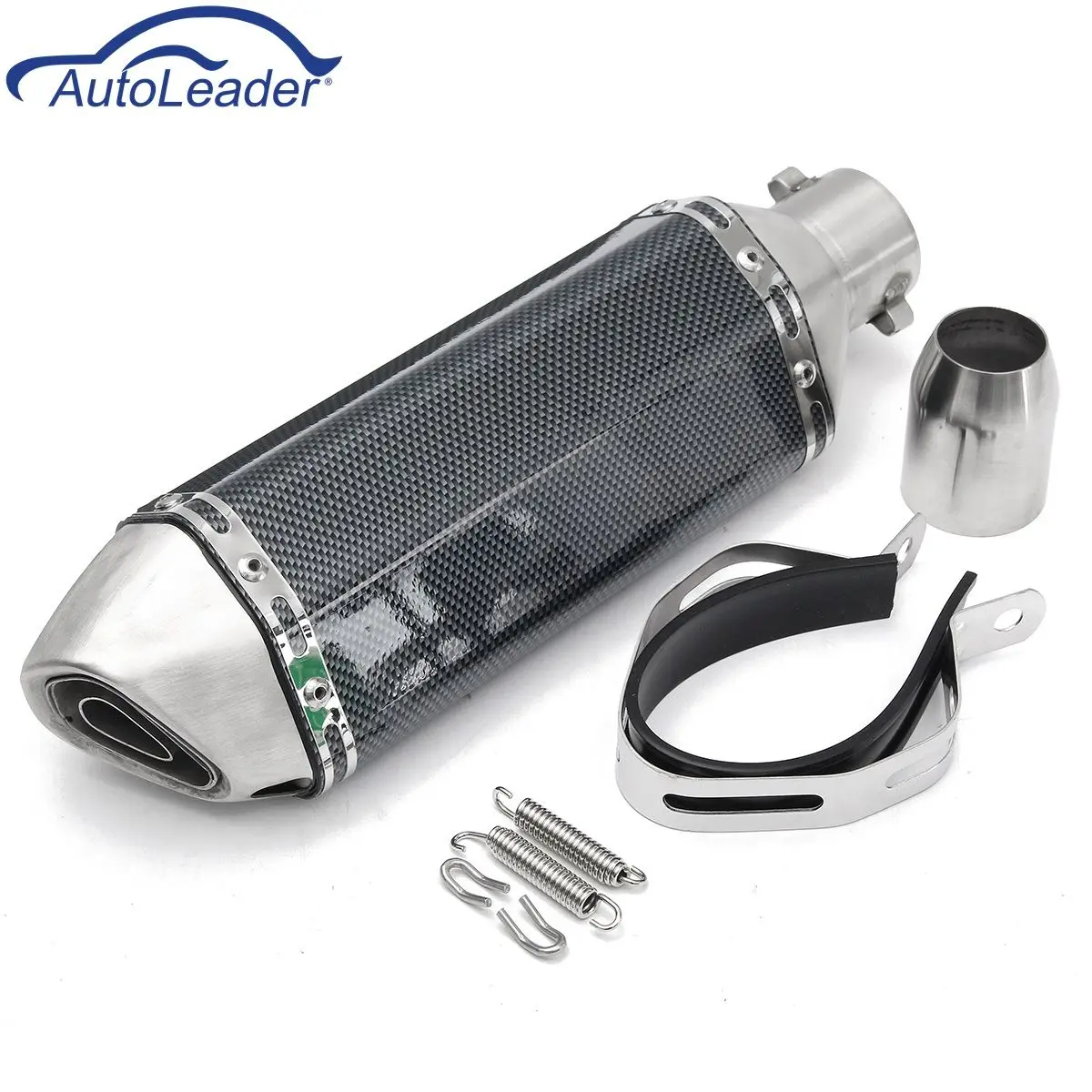 28-51mm 36-51mm 38-51mm Universal de Escape de la motocicleta tubo de Escape silenciador W/ sliencer etiqueta para Honda Yamaha para Kawasaki