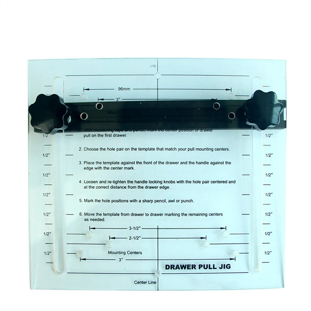 

Drilling Locator Slotting Locator Woodworking Tools Hole Opener Accurate Scale Precise Position Operation Convenient