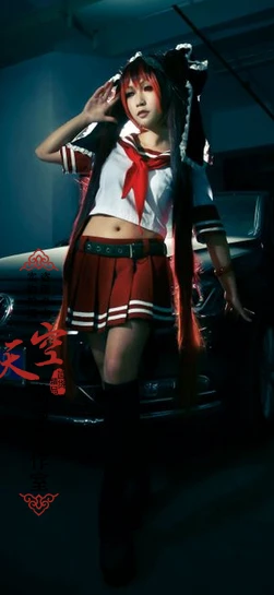 

Adult Women Vocaloid Karune SHI-E Deino Shiie Calcium Ca Calne Ca Hatsune Miku Cosplay Costume Sailor Suit Students Fuku