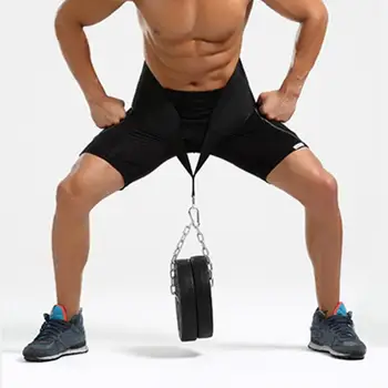 

Head Harness Strengh Exercise Strap With Chain Adjustable Neck Power Training Belt Gym Fitness Weightlifting Equipment