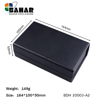 

100PCS/lot ABS plastic project box diy instrument case desktop enclosures for electronics junction box 164*100*50mm