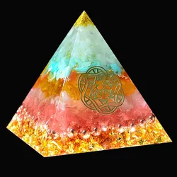 AURAREIKI Orgonite Reiki Pyramid Natural Crystal Chakra Healing Stone That Changes The Fortune Field Of LifeTransparent Pyramid AURAREIKI Orgonite Reiki Pyramid Natural Crystal Chakra Healing Stone That Changes The Fortune Field Of LifeTransparent Pyramid
