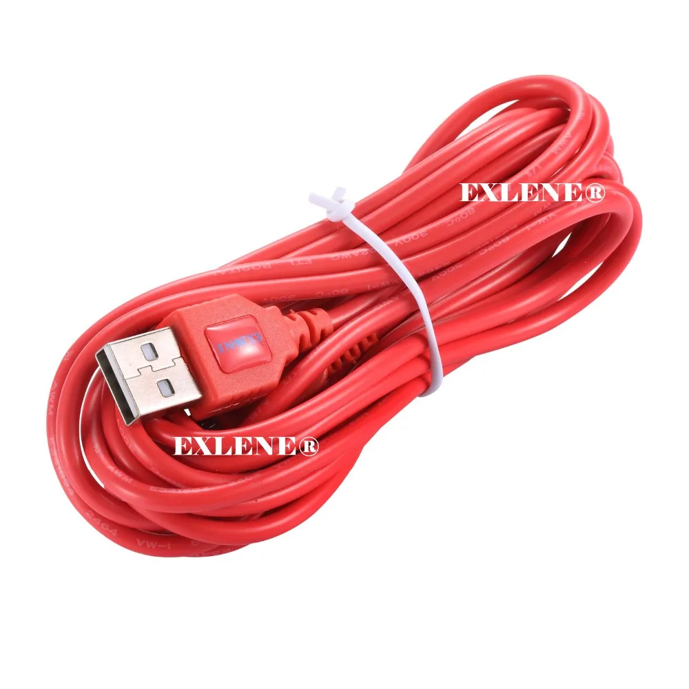 Кабель зарядный EXLENE 3м для Nintendo 3DS шнур USB синхронизации данных совместимый с New 2DS