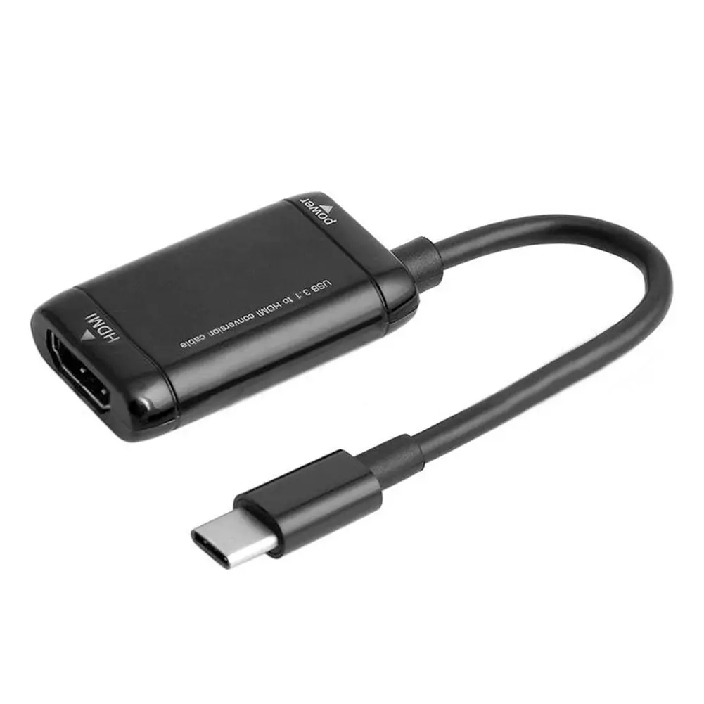 

USB Type C To HDMI Adapter USB 3.1 (USB-C) To HDMI Adapter Male To Female Converter For MacBook2019/Huawei Matebook/P20 P30 PRO