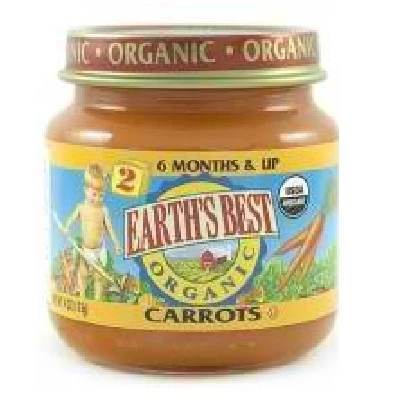 Earths лучшие детские продукты BG12463 для мини моркови 12x4 OZ|Пюре с фруктами| |