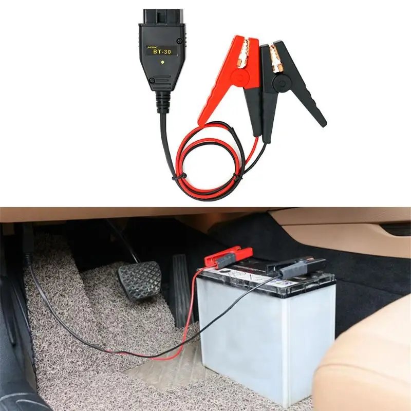 AUTOOL BT 30 автомобиль OBD2 ECU память Saver батарея замена инструмента автомобильный OBD 2 II