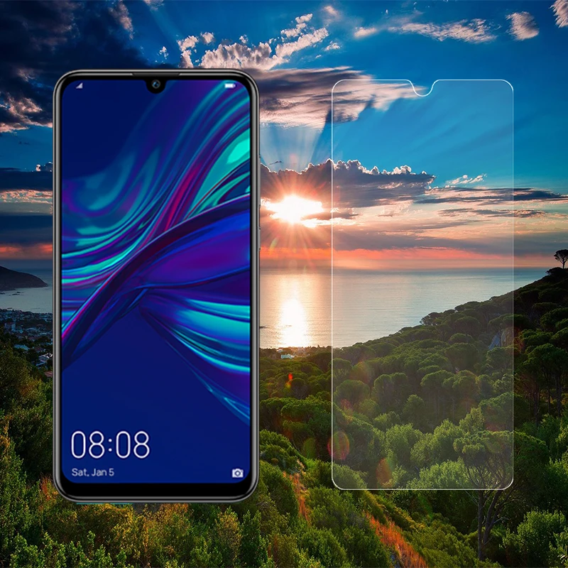 Закаленное стекло 9H для Honor 8X Max 7X 8C Huawei P Smart 2019 P20 Lite Pro Y5 Y6 II Y9 2018 Защита экрана Y 9