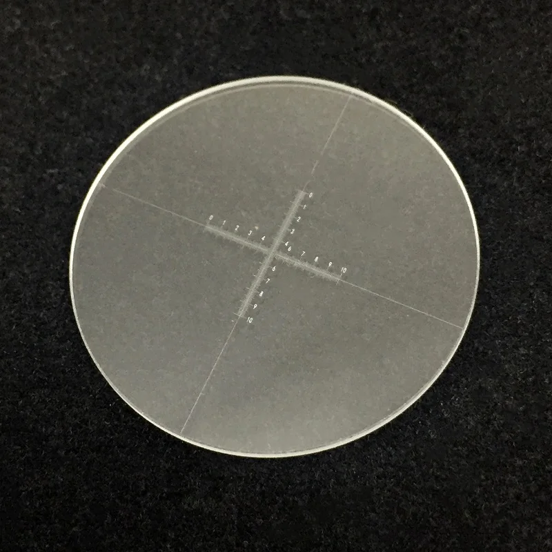 DIV 0.1mm Eyepiece Micrometer X=Y=10mm Cross Ruler Scale Calibration for Olympus and Other Microscopes Diameter 20.4mm 24mm 29m