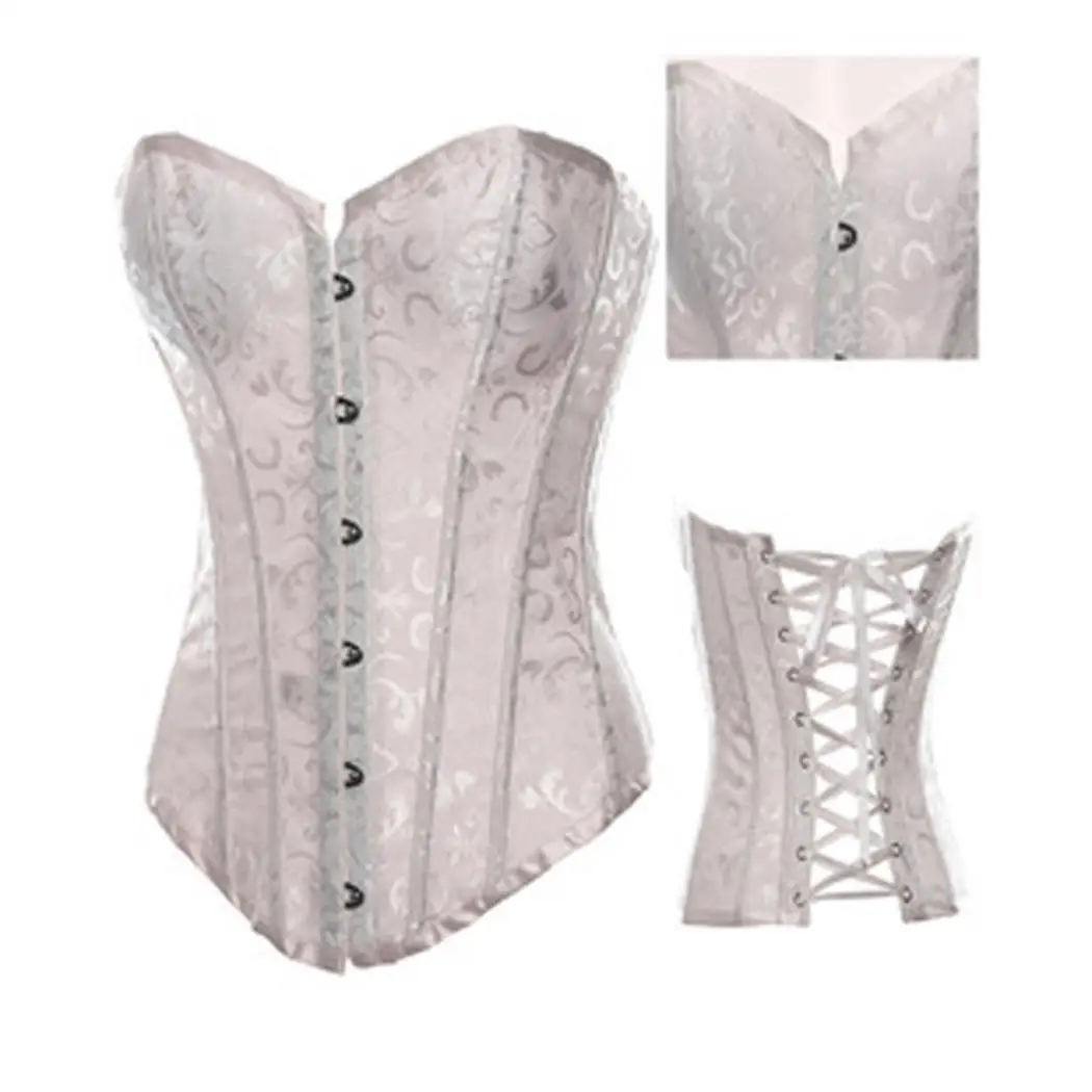 

Women Casual Solid Slim Abdomen Bust Support Corset Body Shaper