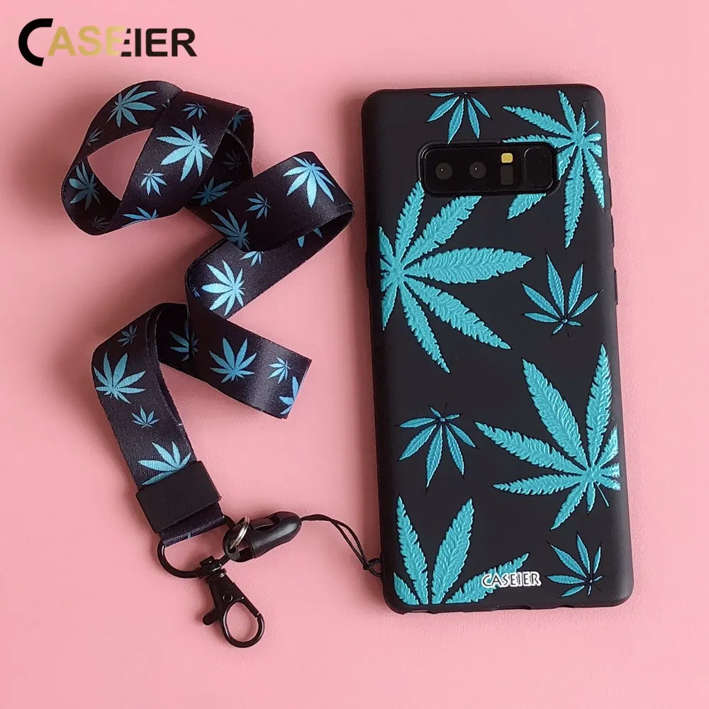 CASEIER الهاتف المحمول النايلون الأشرطة كليب شنقا الرقبة حبل الحبل الفقرة llaves لفون ل سامسونج لهواوي لمفاتيح