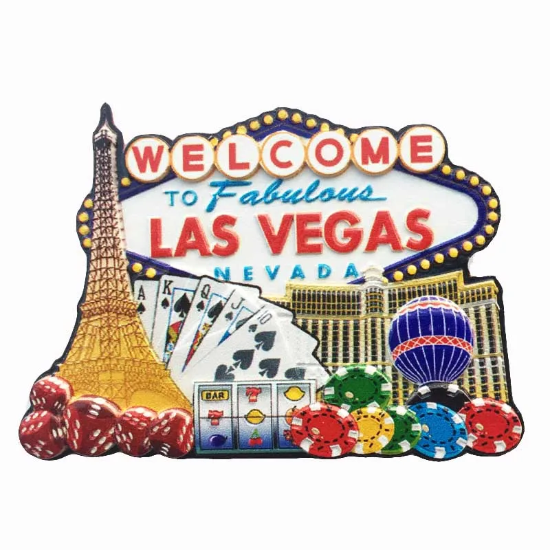 

Lychee American Las Vegas Fridge Magnet Country Scenic Landscape Refrigerator Magnets Travel Souvenirs Home Decoration