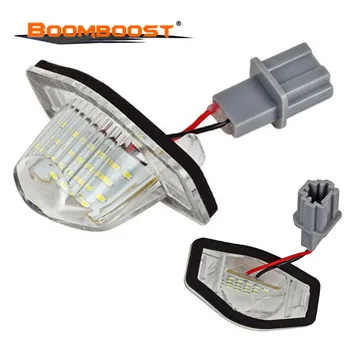 

LED Number License Plate Light 6000K 12V for Honda/Jazz/Fit/CR-V/Odyssey car styling 1Pair 18 SMD Xenon White