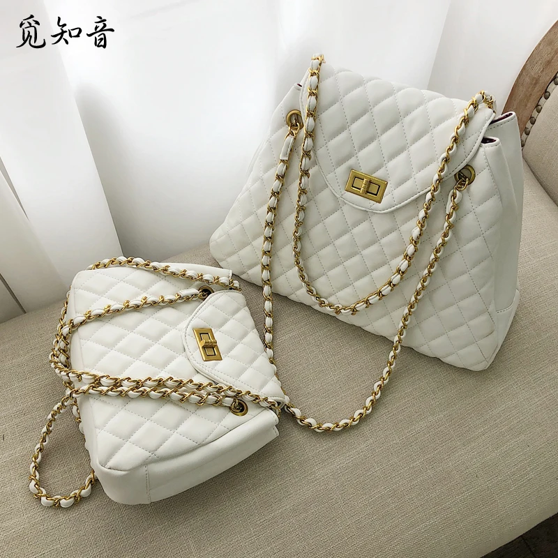 

Classic Lingge Female Bag 2019 Fashion New High Quality Pu Leather Women's Designer Handbag Lock Chain Shoulder Messenger Bags