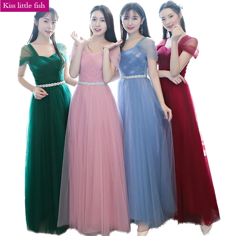 

Free shipping New New elegant long bridesmaid dresses Bridesmaid weeding party dress