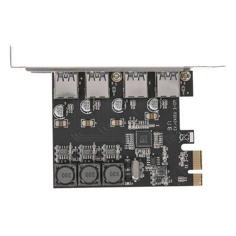 SSU U3V04S+ 4 Port USB 3.0 PCIe Expansion Card PCI Express Hub Adapter 4-port expansion card | Компьютеры и офис
