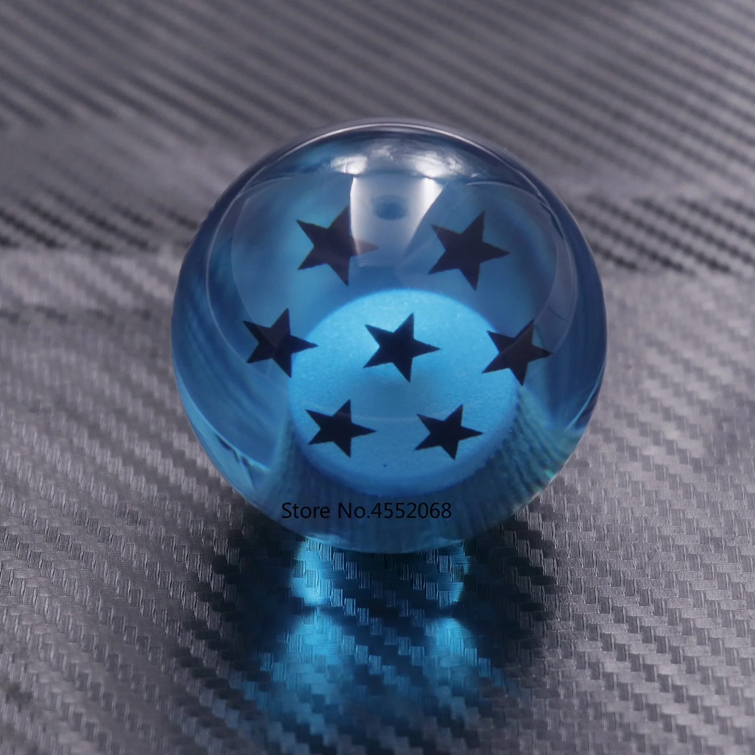 Акриловая синяя Dragon ball Z редкая пользовательская ручка переключения передач 54 мм диаметр 1-7 звезда