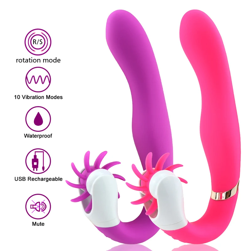 12 скоростей вращения оральный секс язык игрушка-Лизун G Spot фаллоимитатор