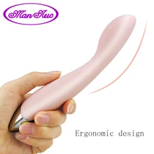 10 Speed Dildo Vibrator AV Stick Magic Wand Sex Toys for Women Clitoris Stimulator G Spot Massager Adult Toys Mute Silicone
