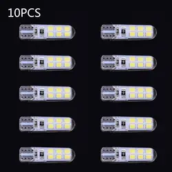 10 шт T10 2835 SMD Светодиодная лампа с can-шиной супер яркий автомобиль ошибок свет лампы белый