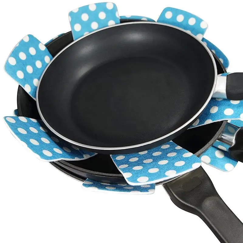 

Foldable Non-slip Mat Pot Pan Protectors Premium Divider Pads To Prevent Scratching Separate Protect Surfaces For Cookware