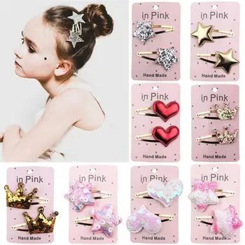 

Hair Clips for Kids Solid Matel hairpins Girls BB Clip Baby Hair Accessories