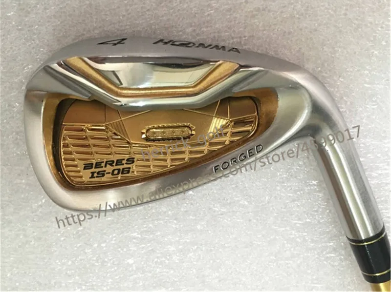 Набор для гольфа honma s-06, 4 звезды, железные клюшки для гольфа, набор 4-11Sw.Aw, набор для клюшек для гольфа, графитовый Вал R или S flex