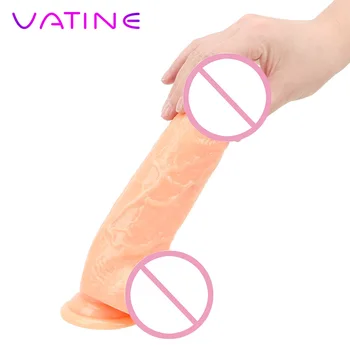 

VATINE Artificial Penis Huge Big Dildos Female Masturbator Sex Toys for Women Silicone Realistic Dildo Suction Cup Sex Shop
