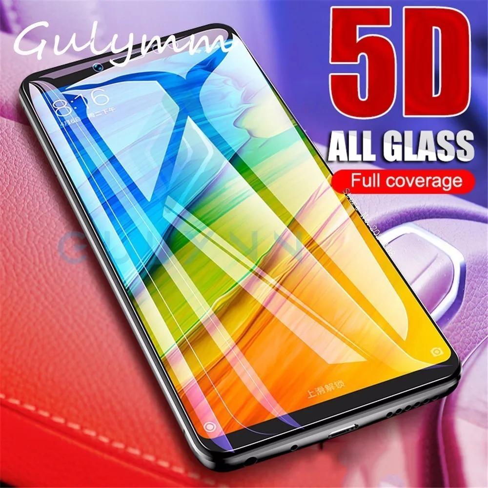 Защитное закаленное стекло 5D для Xiaomi redmi Note 5 6 Pro 7 8 9 T Redmi 4X 5plus 5a Mi Play F1 | Мобильные