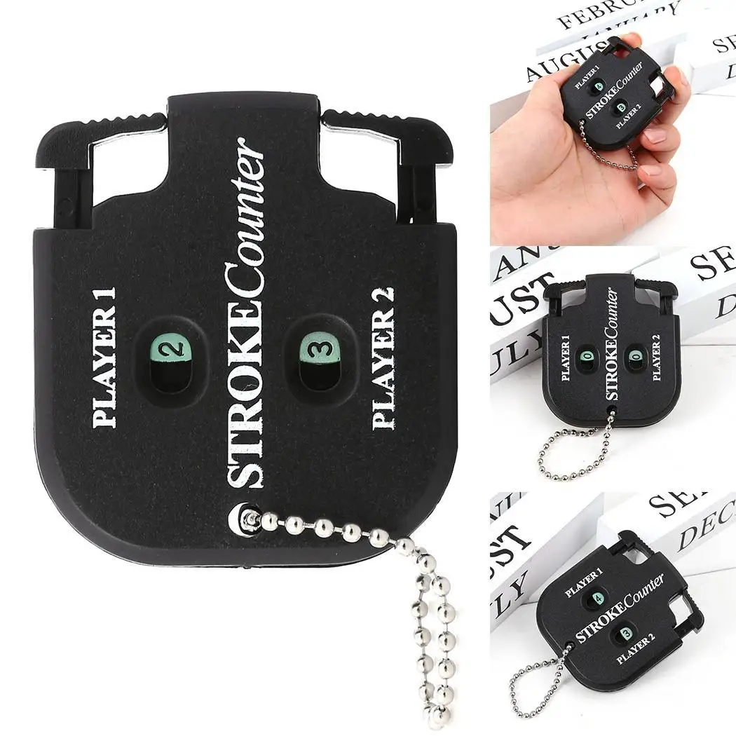 

Counting 1 Counter Golf Stroke Black Two Counter Mini Digits etc Outdoor Match Score Square