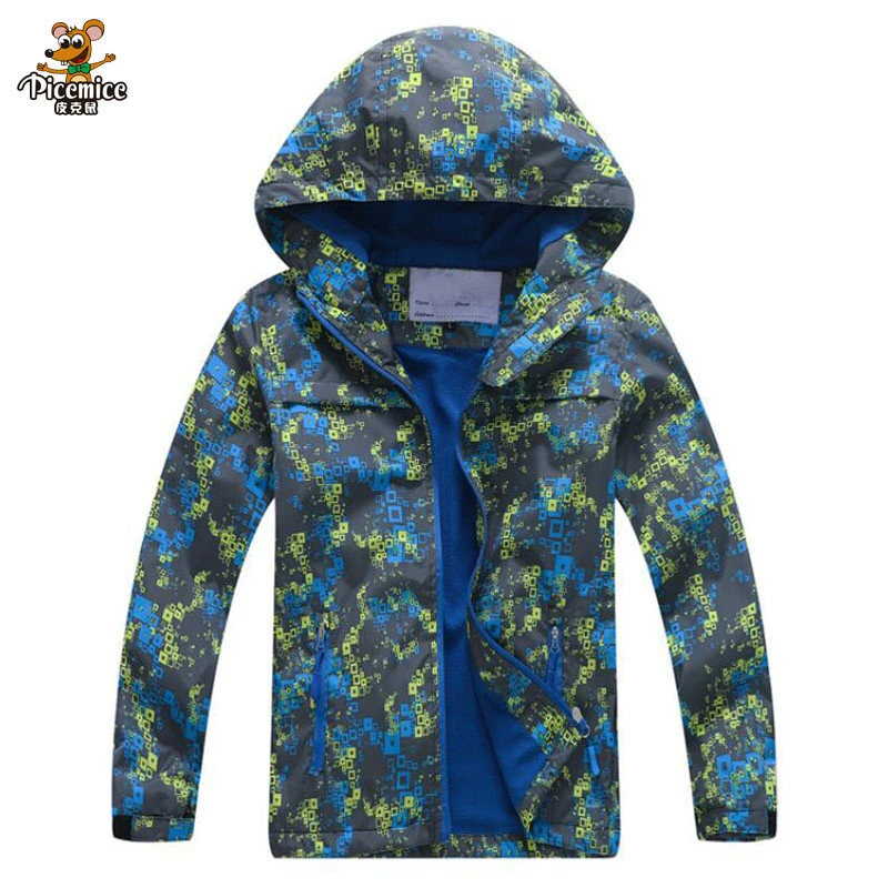 cheap jackets Outerwear Boy Waterproof Windproof Hoodieboys Jackets 2021 Spring Kids Sport Jackets Children Polar Fleece Warm Coats black mink coat