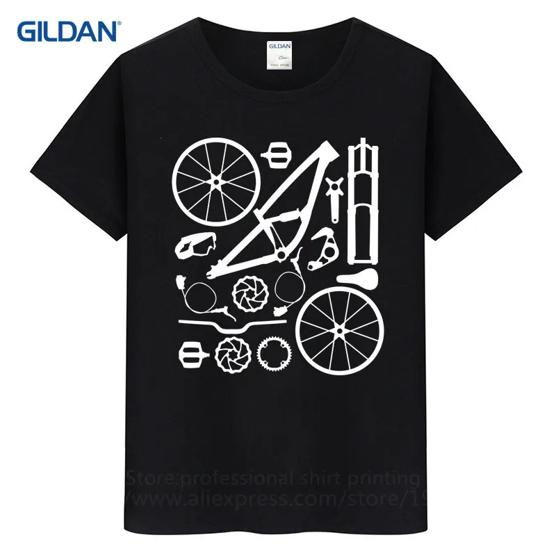 Графический футболки продажа горные Freeride горные велосипедисты Мужская Новый стиль с круглым вырезом короткий рукав Футболка
