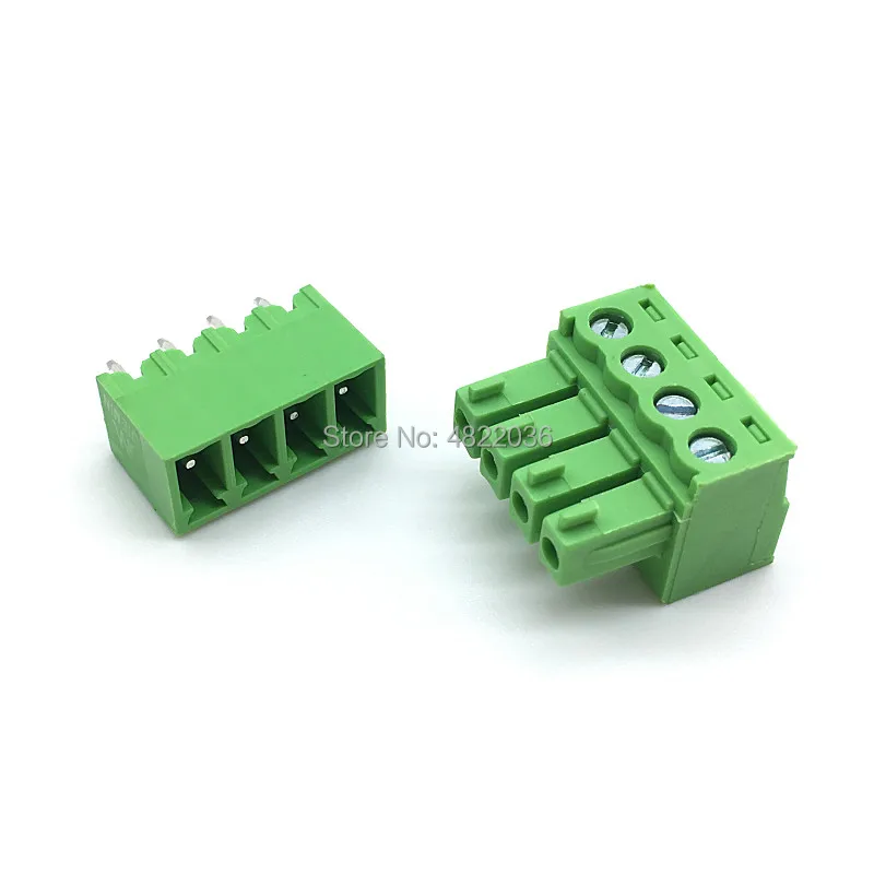 1Set Straight 3.81mm Pitch 15EDG Screw Terminal Block Connector Panel 8 Pin 