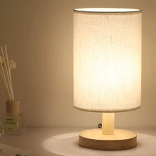 Современная настольная лампа с деревянным основанием с конверсионной вилкой E27 AC110V-240V настольная лапа студента, прикроватная лампа для спальни, лампа для гостиной