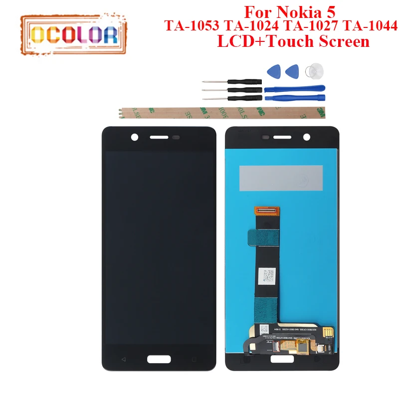 ocolor For Nokia 5 LCD TA-1024 TA-1027 TA-1044 TA-1053 Display Touch Screen Perfect Repair Parts Digital Accessory +Tools | Мобильные