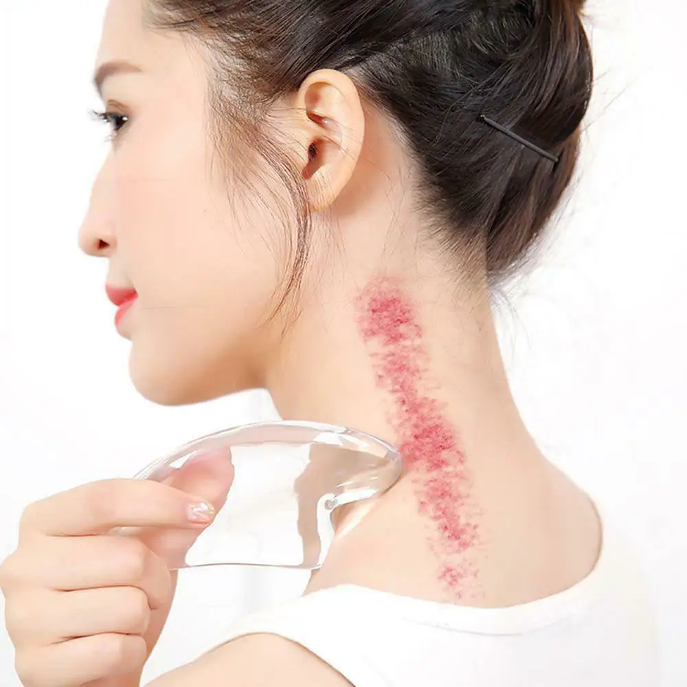 3D Хрустальная полимерная доска Gua Sha инструменты для подтяжки лица шеи рук ног