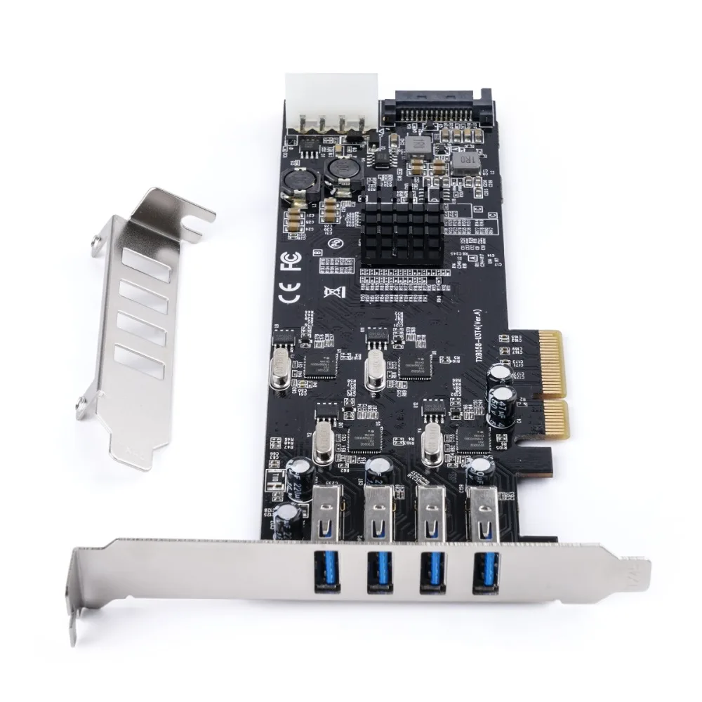  Orico 4 Port Pcie Zu Usb3.0 Express Expansion Karte Usb 3.0 5Gbps Geschwindigkeit Pcie Adapter Nec 