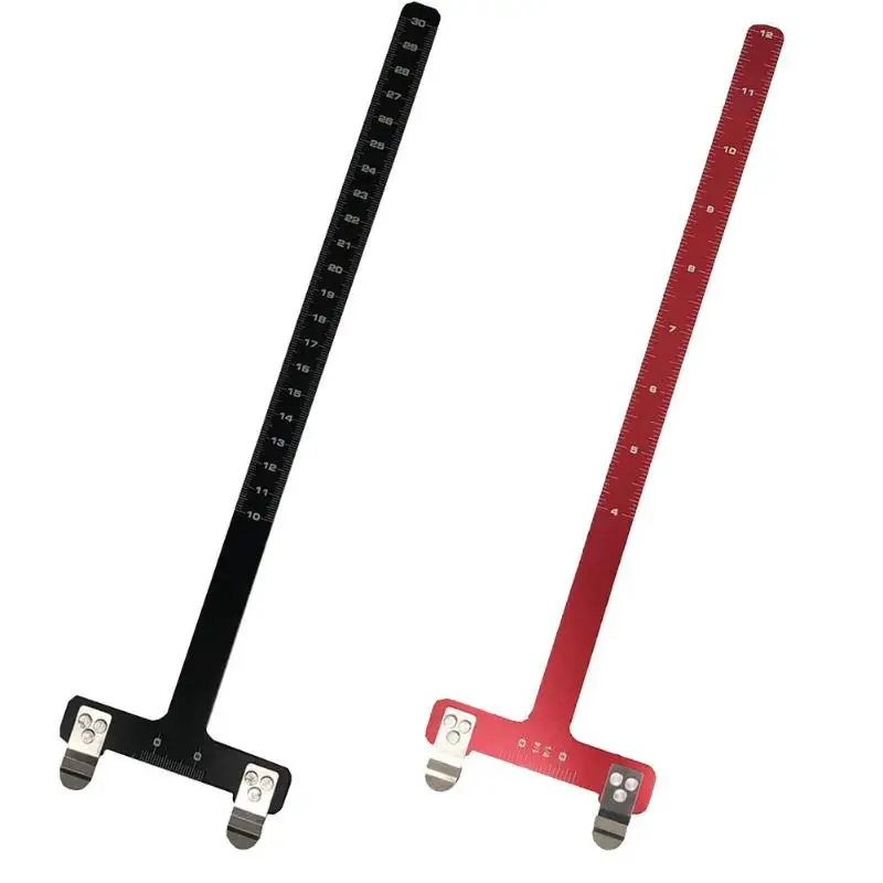 

Hunting Recurve Bow Accessories T Square Ruler Stainless Steel Compound Sports Game Tools Arrow T Ruler calibration