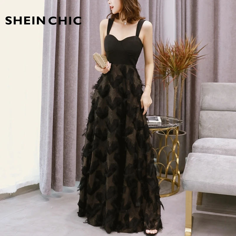 

Elegant Sexy Strapless Tassel Long Party Dress 2019 Women Summer V-neck Sleeveless Pleated Maxi Dress Black