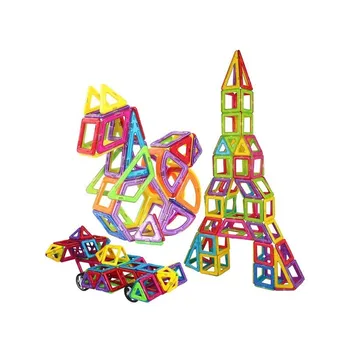 

46 - 72 Pieces Transparent Magnetic Constructor Technical Building Blocks Toys Girls Illuminate Toy For Children
