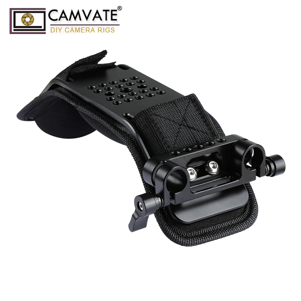 CAMVATE Наплечная накладка с Двойным Зажимом Для 15 мм системы поддержки Railblock C1974